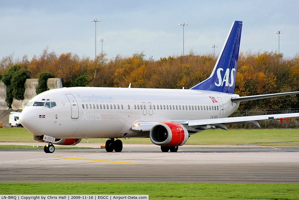 LN-BRQ, 1991 Boeing 737-405 C/N 25348, Scandinavian Airlines