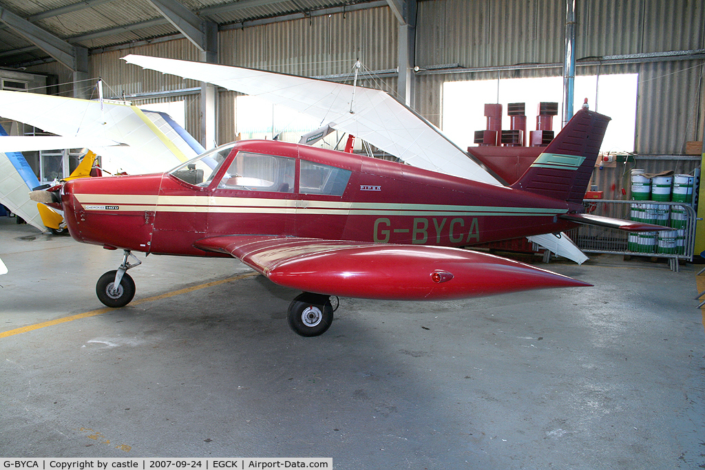 G-BYCA, 1971 Piper PA-28-140 Cherokee C/N 28-7125223, seen @ Caernarfon