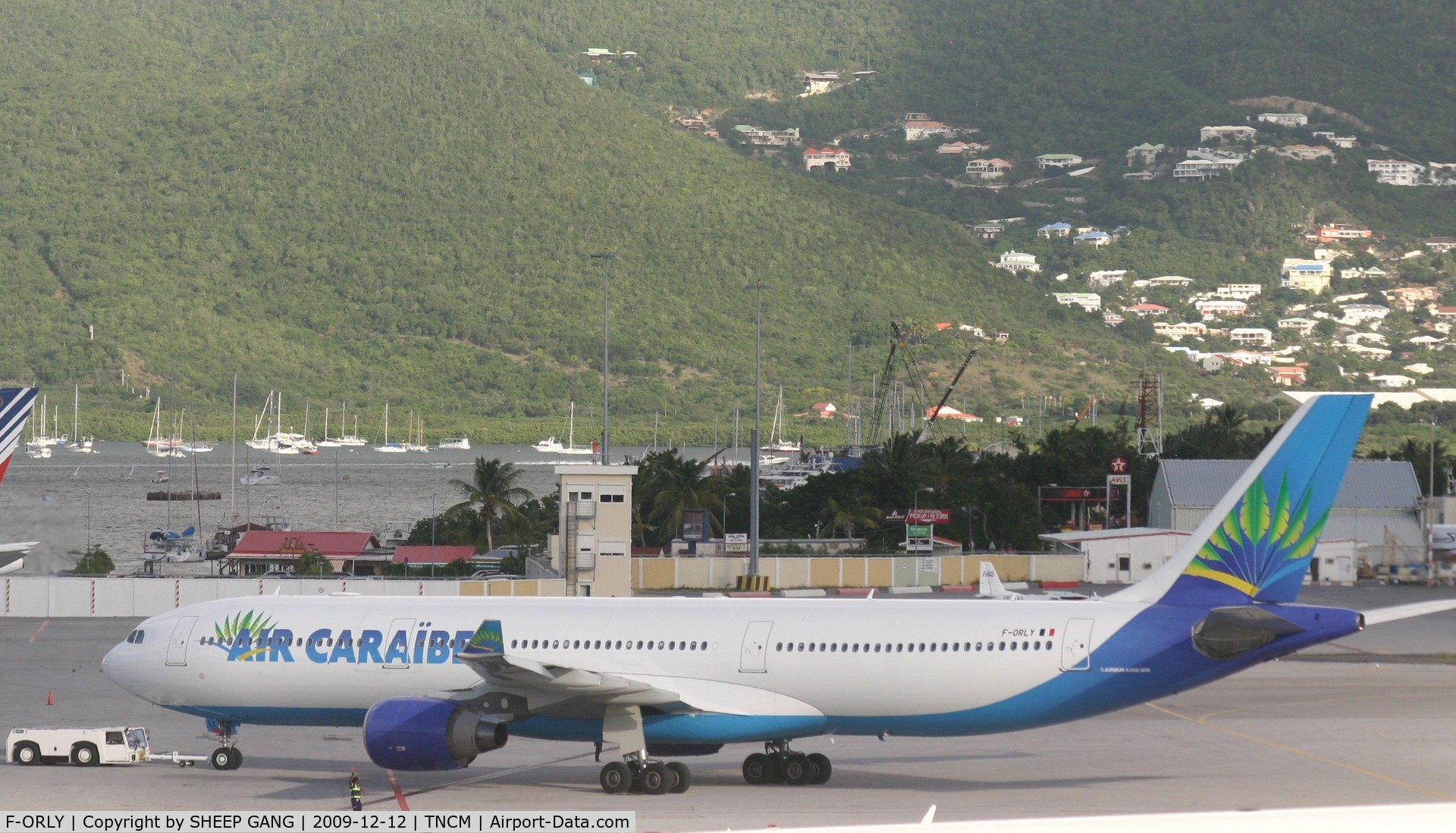 F-ORLY, 2006 Airbus A330-323X C/N 758, Air caraibes being pushed back from the gates on the way to Haiti