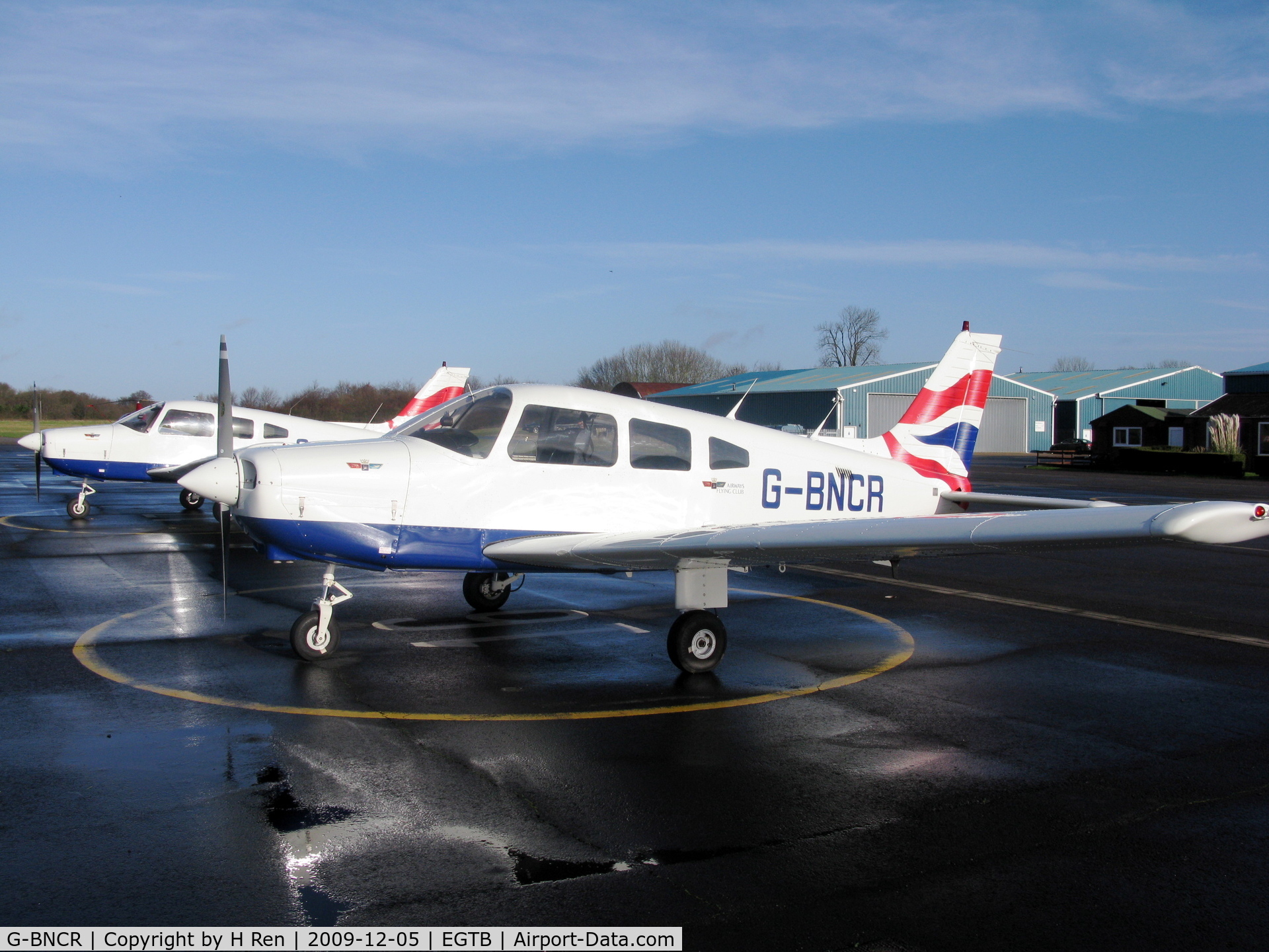 G-BNCR, 1980 Piper PA-28-161 Cherokee Warrior II C/N 28-8016111, Airways Flying Club at WAP