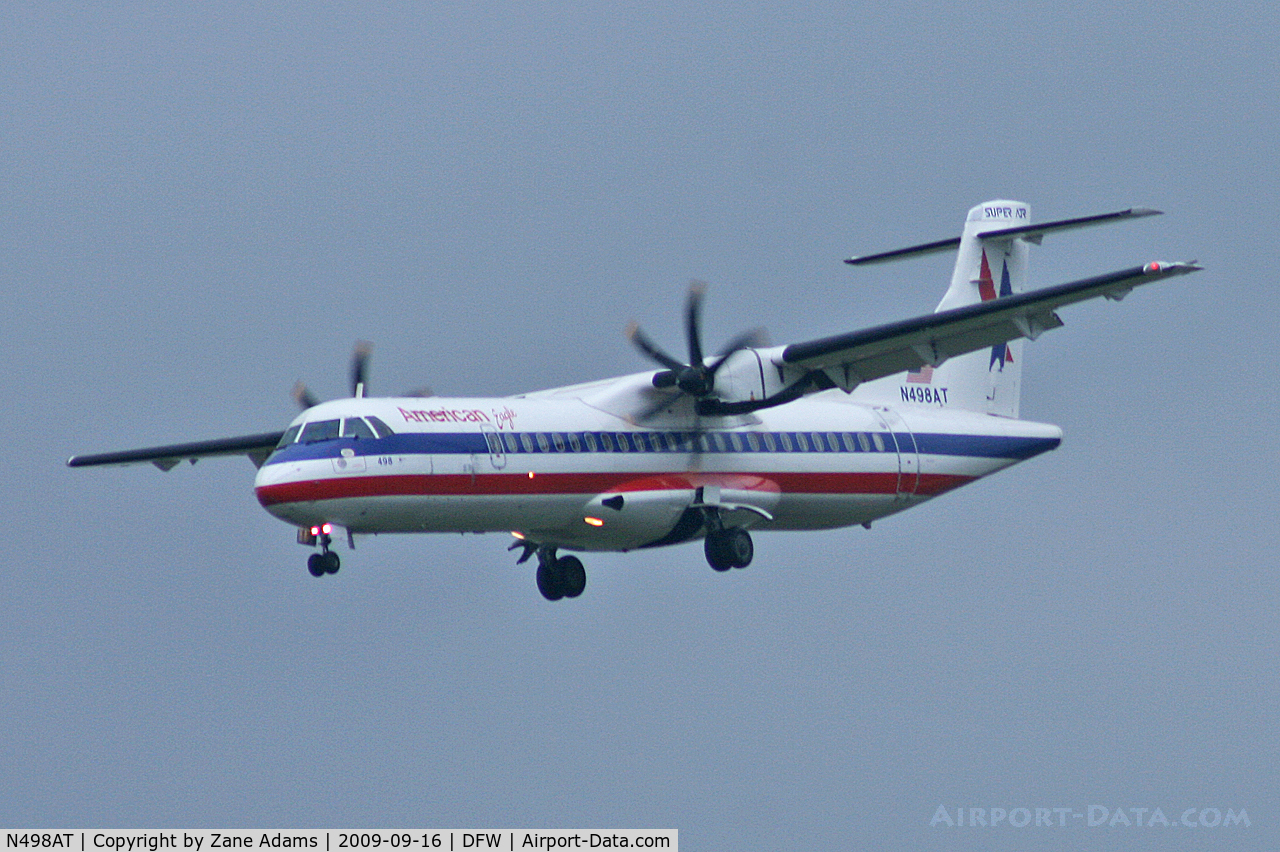 N498AT, 1997 ATR 72-212A C/N 498, American Eagle at DFW