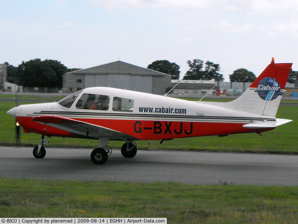 G-BXJJ, 1989 Piper PA-28-161 Cadet C/N 2841200, Taken from the Flying Club