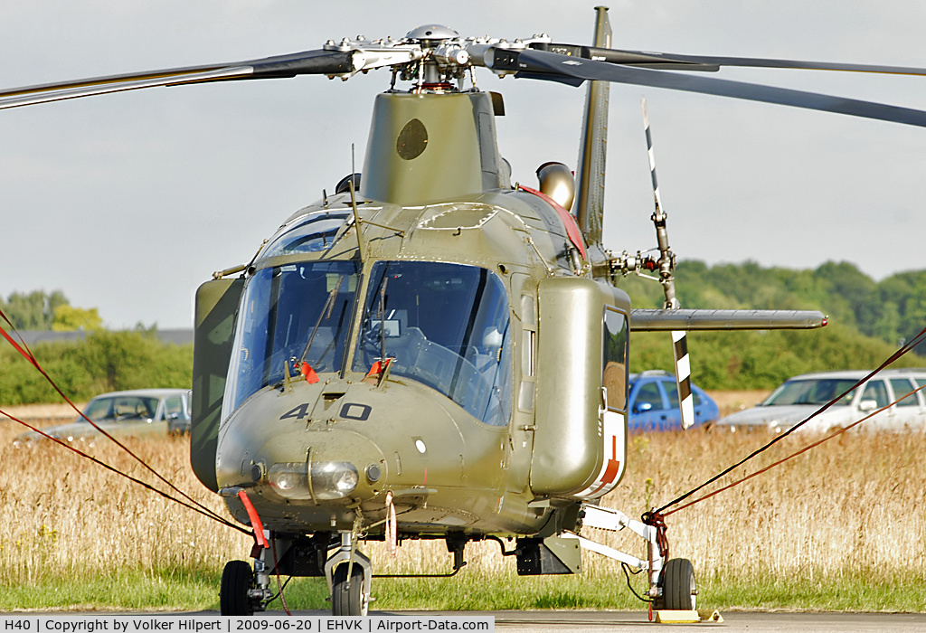 H40, Agusta A-109BA C/N 0340, at Volkel