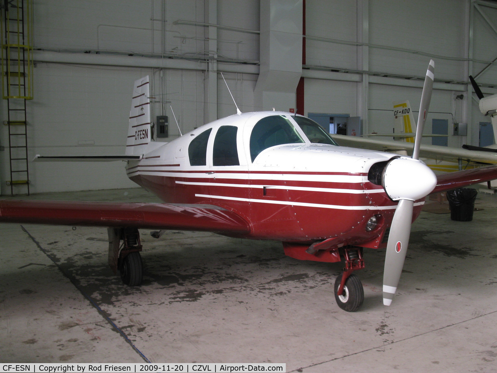 CF-ESN, 1963 Mooney M20D Master C/N 192, Just after Cof A and polish 3245 hours