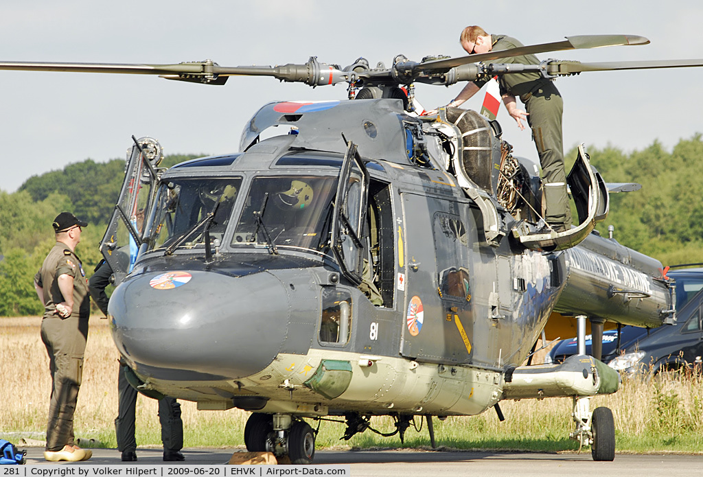 281, Westland SH-14D Lynx C/N 211, at Volkel