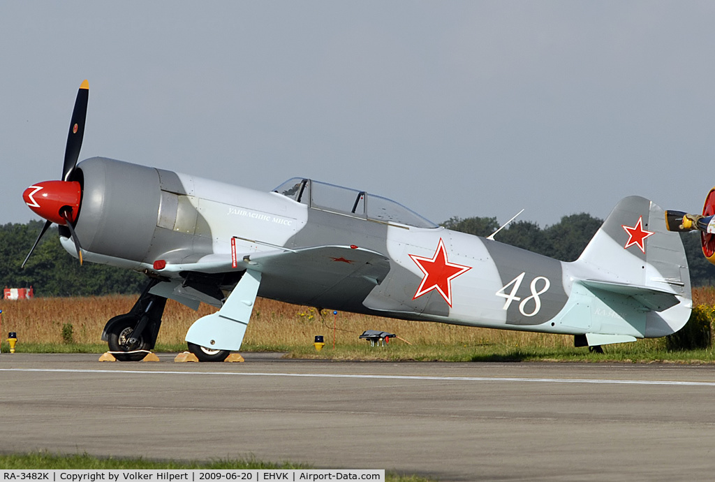 RA-3482K, Yakovlev Yak-3UA C/N 003, at Volkel