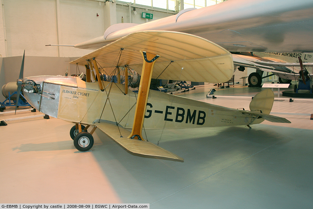 G-EBMB, 1924 Hawker Cygnet 1 C/N 1, seen @ Cosford