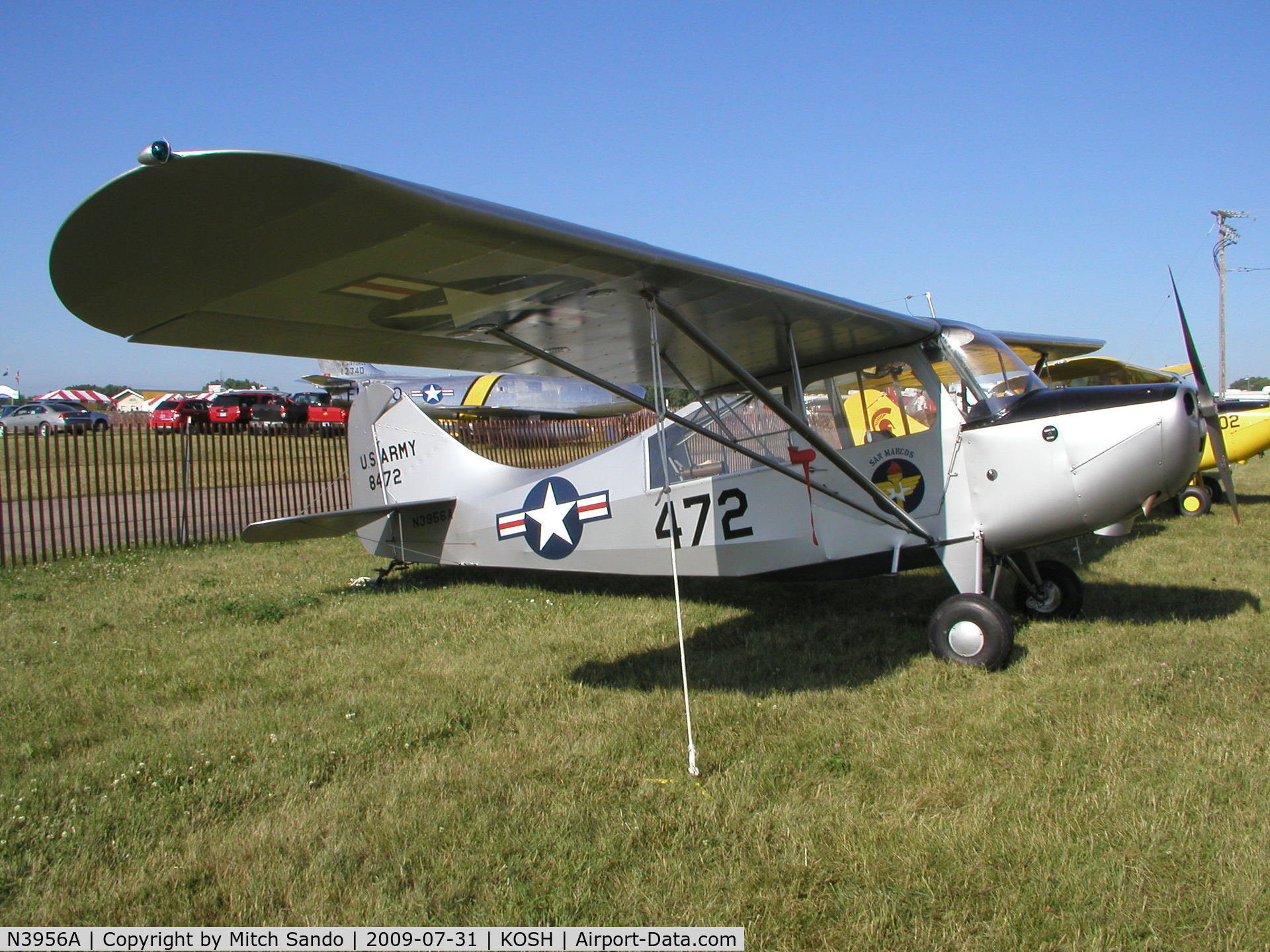 N3956A, Aeronca L-16B (7CCM) C/N 7CCM-50, EAA AirVenture 2009.