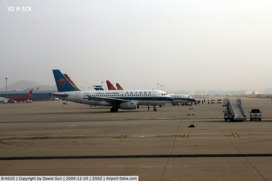 B-6020, 2003 Airbus A319-132 C/N 2004, China Southern A319-100