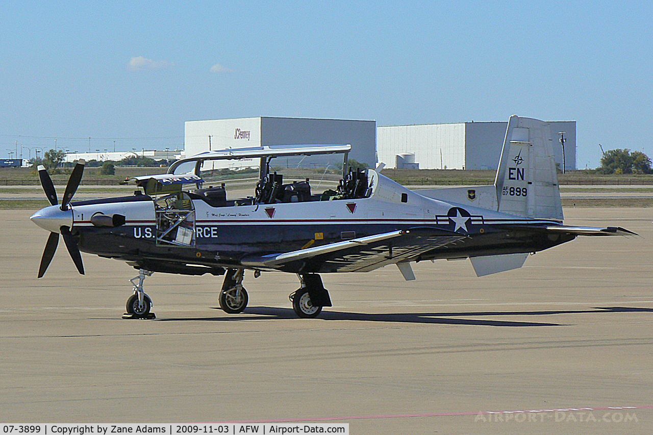 07-3899, 2007 Raytheon T-6A Texan II C/N PT-458, At Alliance Fort Worth