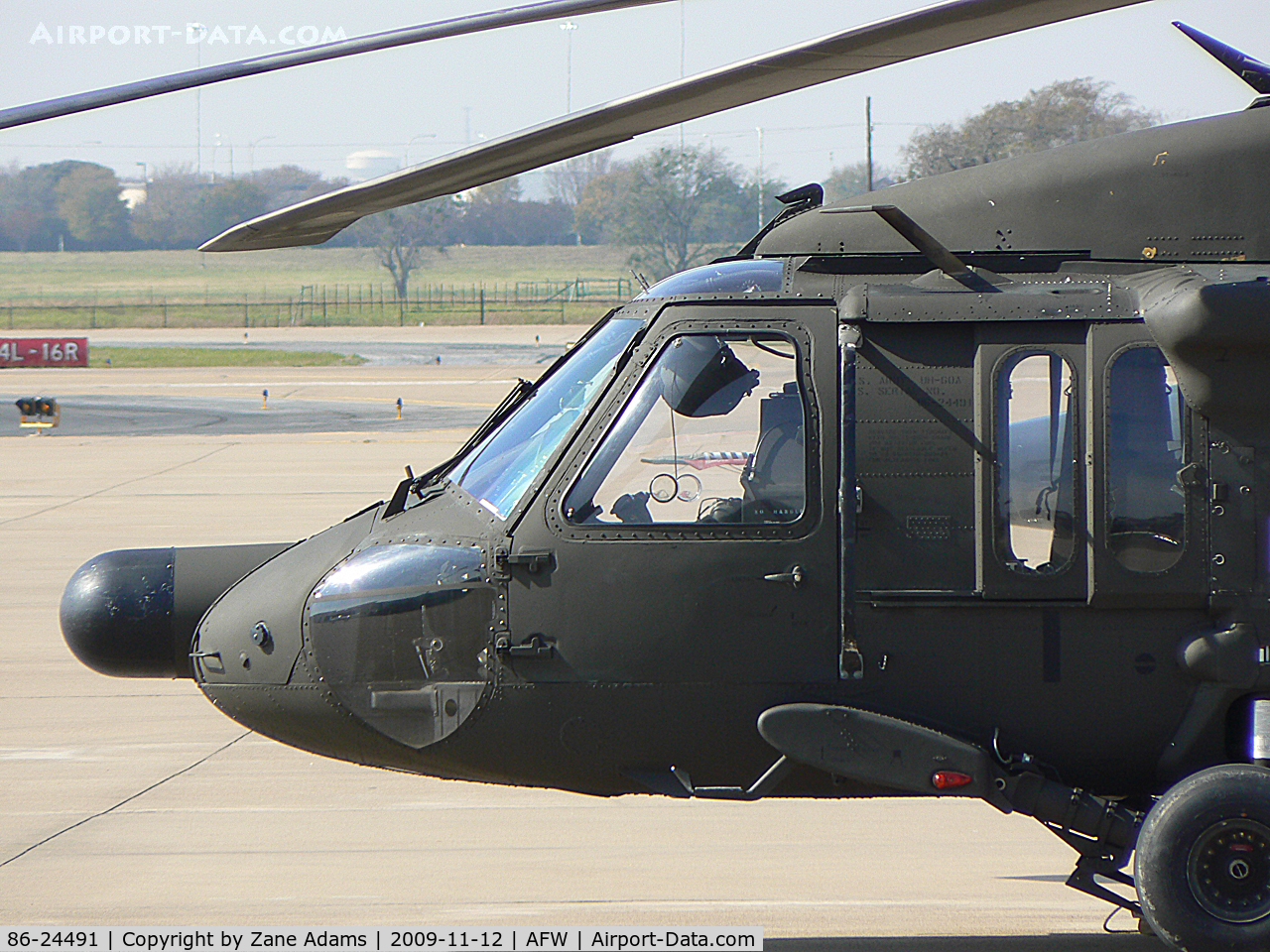 86-24491, 1986 Sikorsky UH-60A Black Hawk C/N 70.999, US Army UH-60A Black Hawk at Alliance Airport