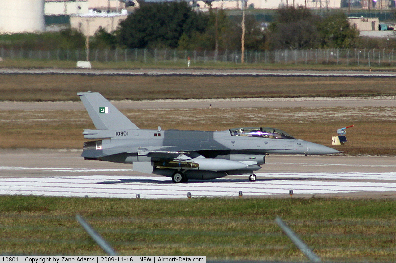 10801, 2007 Lockheed Martin F-16DJ Fighting Falcon C/N JF-1, Pakistani Air Force F-16D flight testing at Lockheed Martin, Fort Worth.