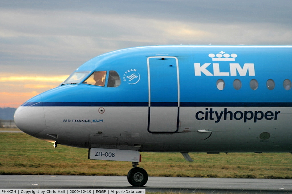 PH-KZH, 1997 Fokker 70 (F-28-0070) C/N 11583, KLM cityhopper