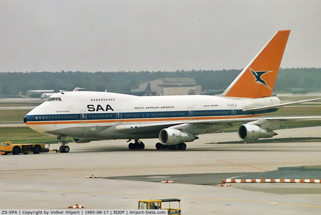 ZS-SPA, 1976 Boeing 747SP-44 C/N 21132, picture scan