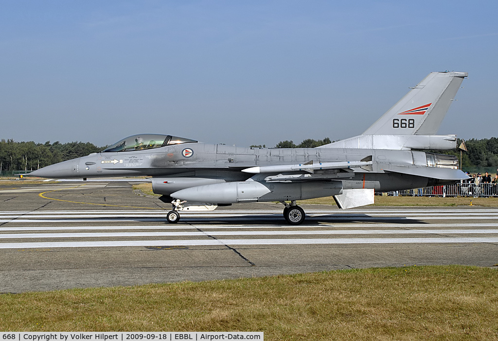 668, Fokker F-16AM Fighting Falcon C/N 6K-40, Tiger Meet