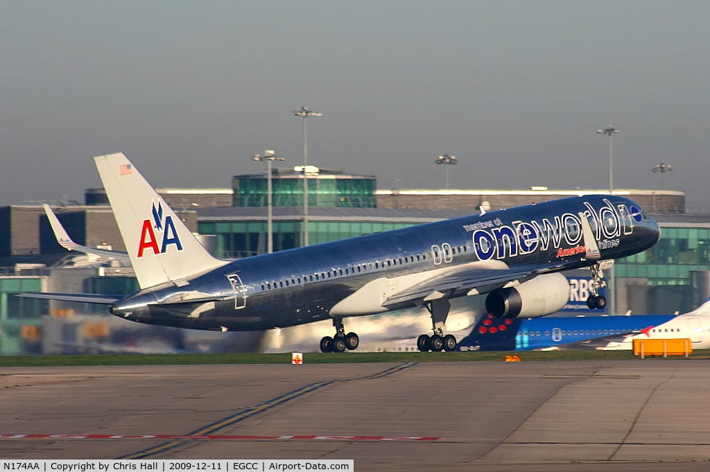 N174AA, 2002 Boeing 757-223 C/N 31308, American Airlines 757 in One World livery