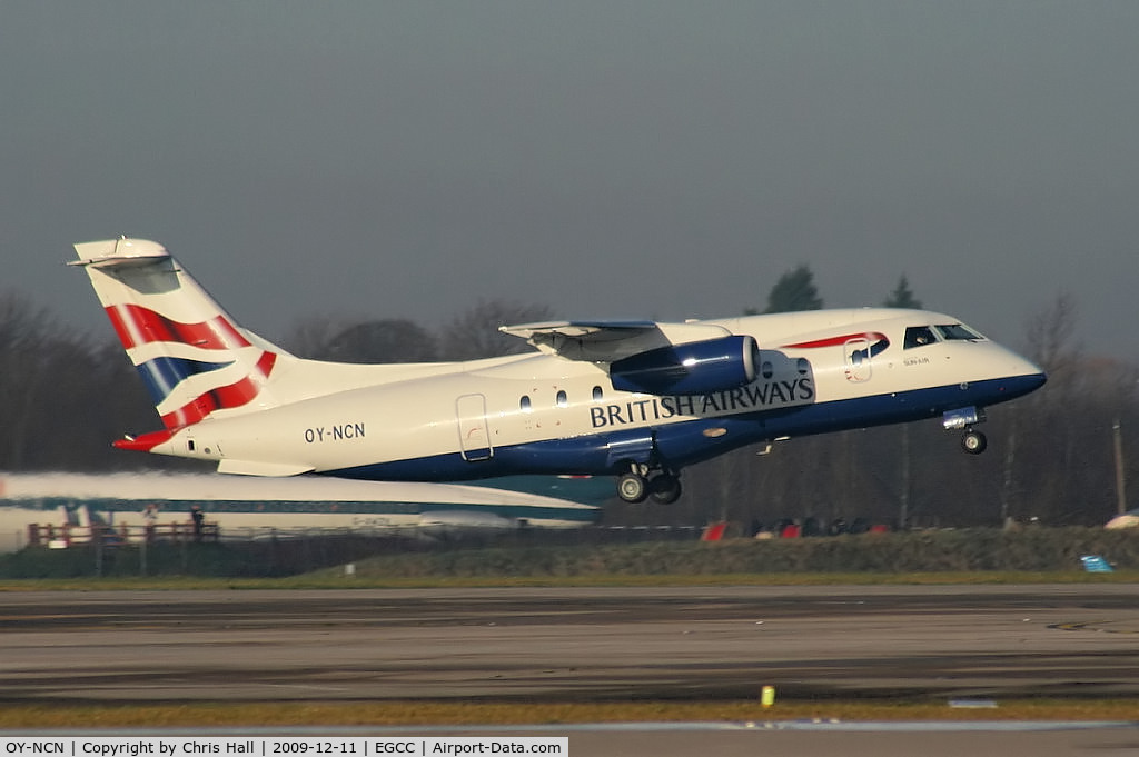 OY-NCN, 2001 Fairchild Dornier 328-310 328JET C/N 3193, British Airways, operated by Sun Air