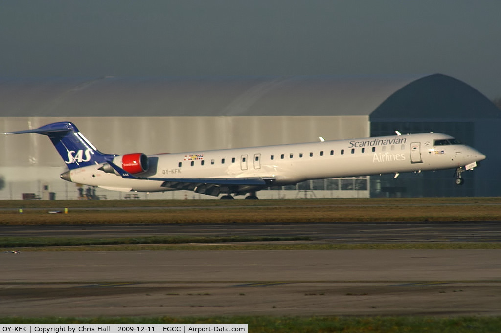 OY-KFK, 2009 Bombardier CRJ-900 (CL-600-2D24) C/N 15244, Scandinavian Airlines