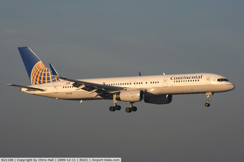 N21108, 1994 Boeing 757-224 C/N 27298, Continental Airlines