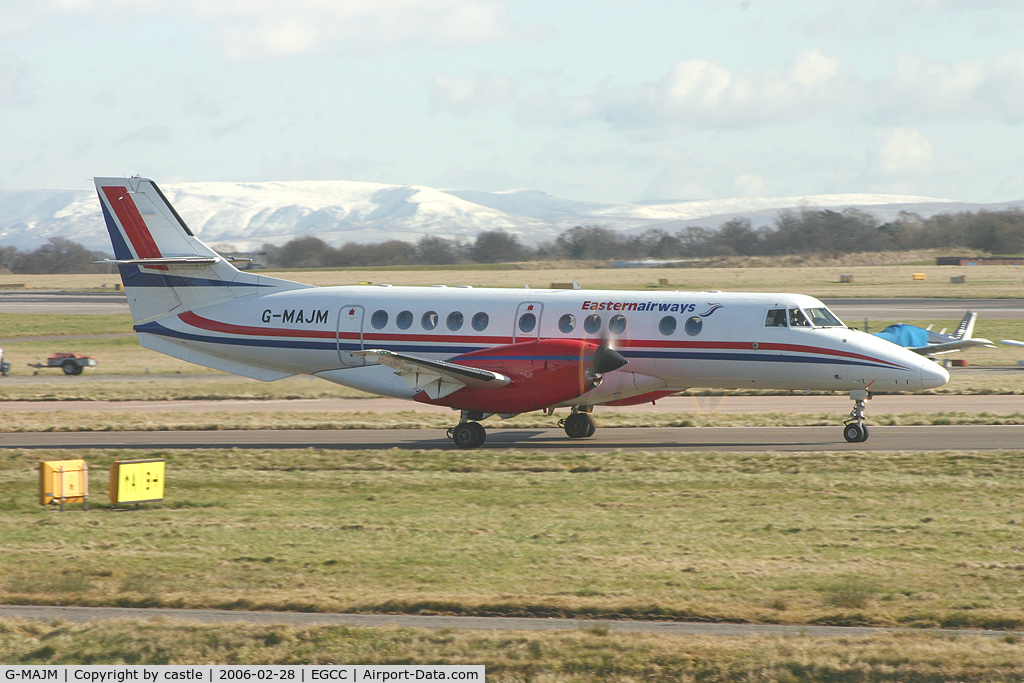 G-MAJM, 1996 British Aerospace Jetstream 41 C/N 41096, seen @ Manchester