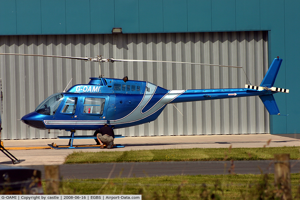 G-OAMI, 1968 Bell 206B JetRanger II C/N 464, seen @ Shobdon