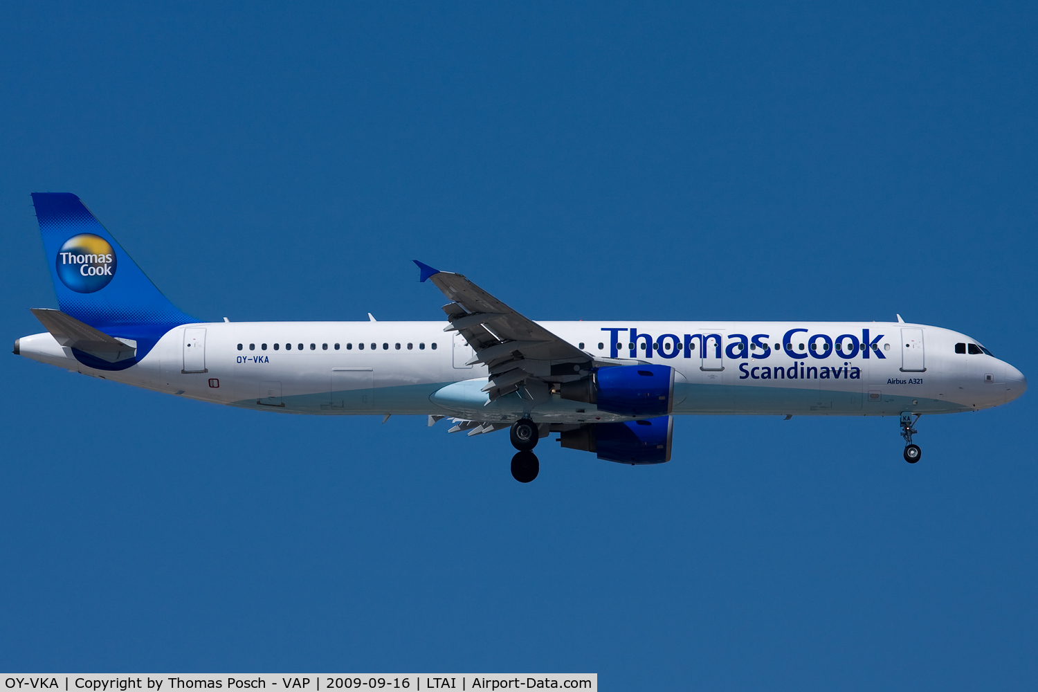 OY-VKA, 2002 Airbus A321-213 C/N 1881, Thomas Cook Airlines (Scandinavia)