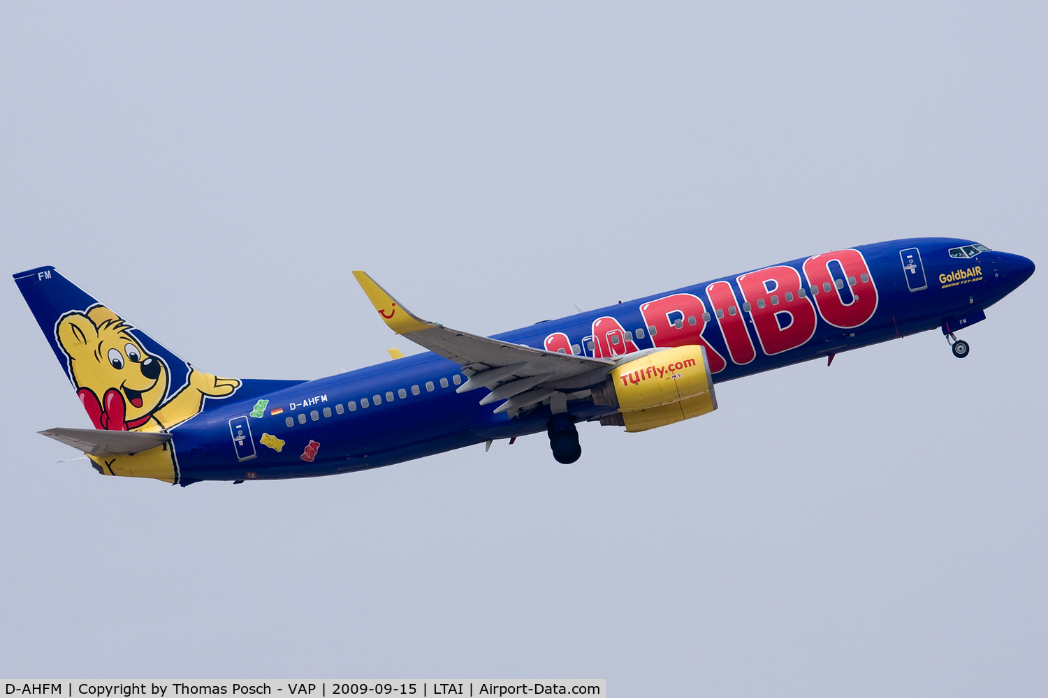 D-AHFM, 2000 Boeing 737-8K5 C/N 27986, TUIfly