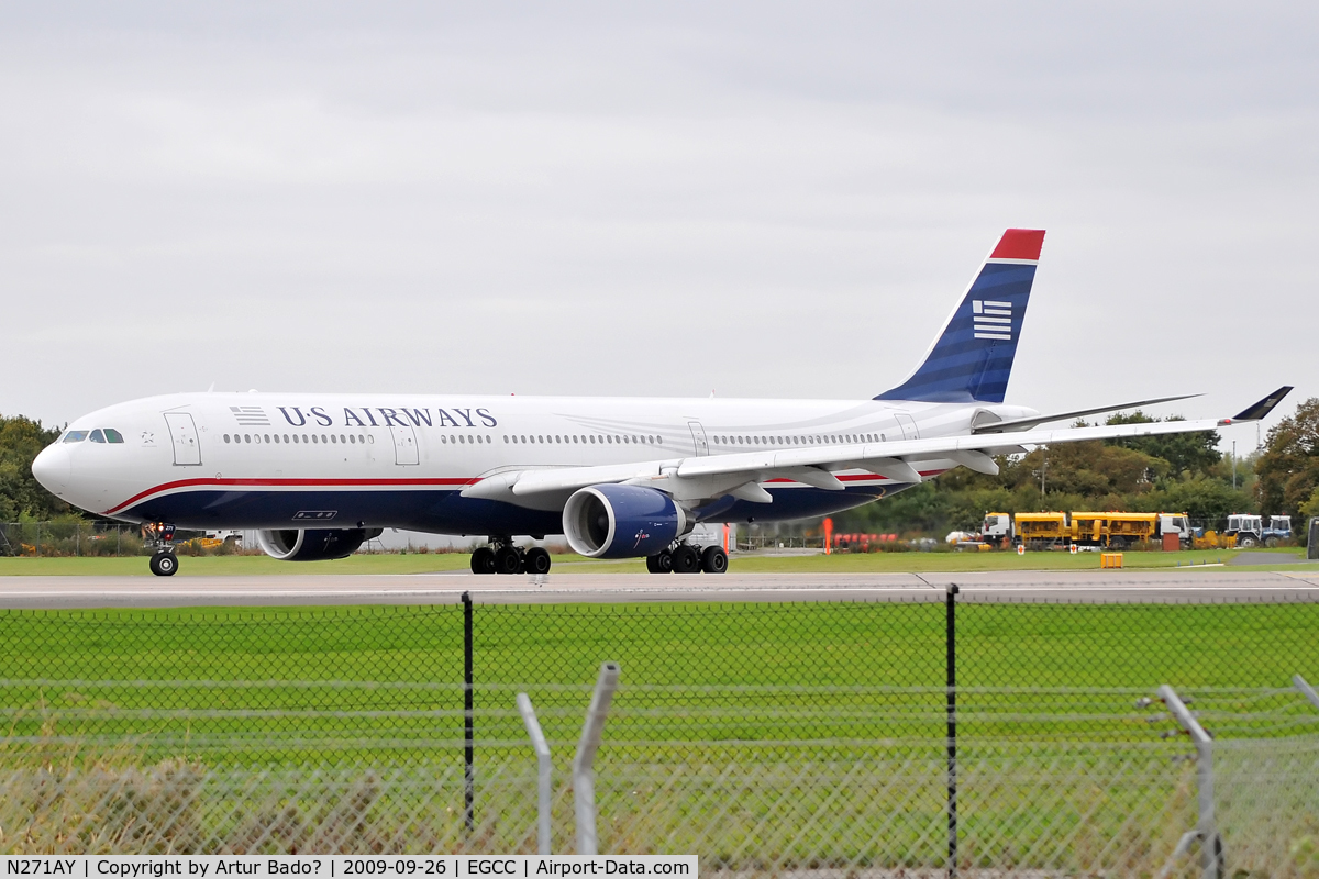 N271AY, 2000 Airbus A330-323 C/N 0323, U.S. Airways