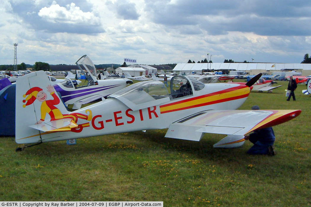 G-ESTR, 2003 Vans RV-6 C/N PFA 181A-13638, Van's RV-6 [PFA 181A-13638] Kemble~G 11/07/2004. Seen at the PFA Fly in 2004 Kemble UK.