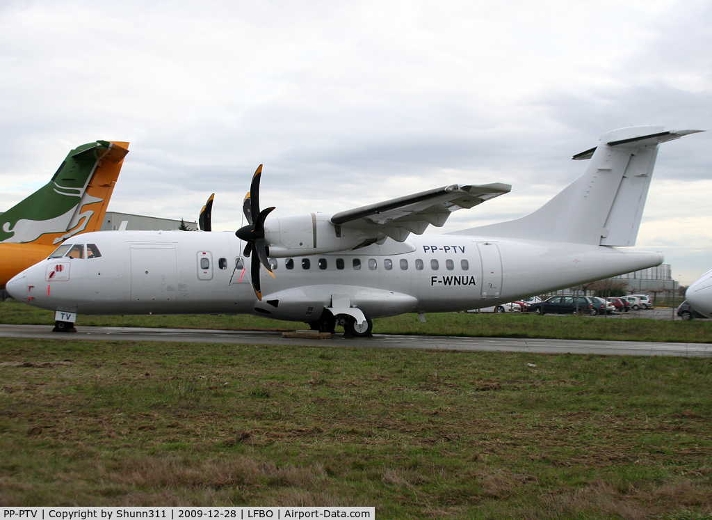 PP-PTV, 1996 ATR 42-500 C/N 503, Ex. F-WNUA from Air Deccan...