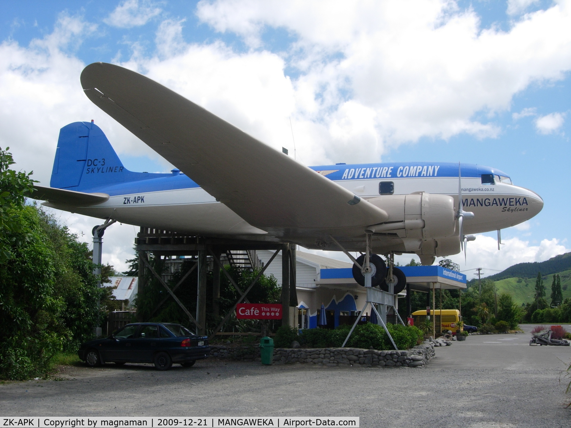 ZK-APK, 1945 Douglas C-47B Skytrain C/N 16967/34227, At Mangaweka International Airport!