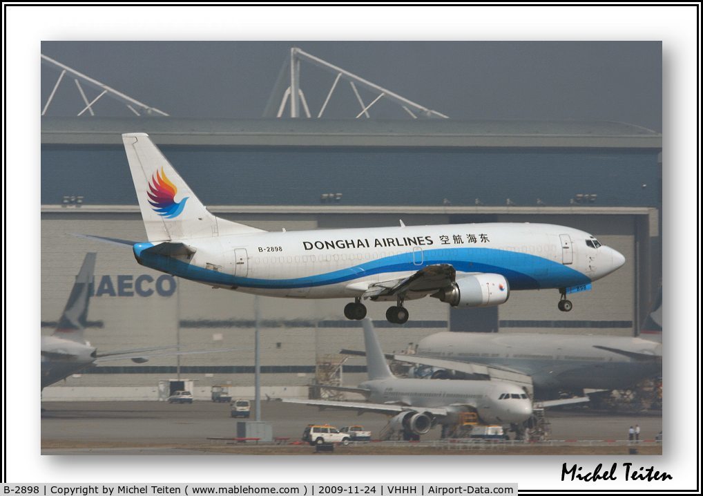 B-2898, 1991 Boeing 737-3Y0 C/N 24916, Donghai Airlines
