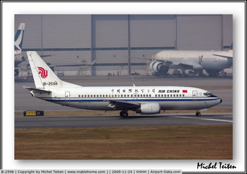 B-2598, 1993 Boeing 737-3J6 C/N 27128, Air China