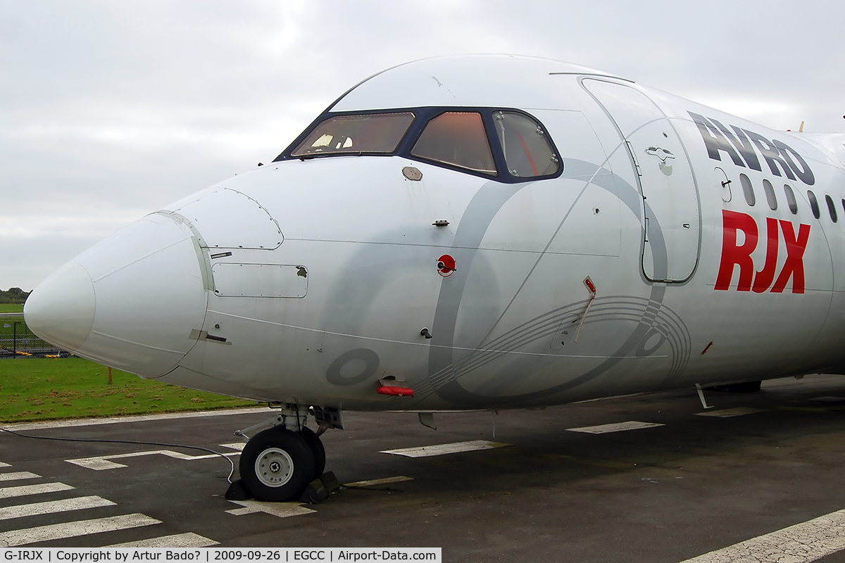 G-IRJX, 2001 British Aerospace Avro 146-RJ100 C/N E3378, Avro RJX