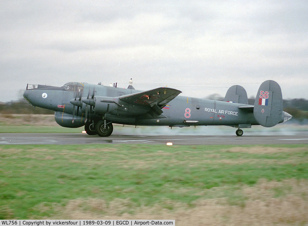 WL756, 1953 Avro 716 Shackleton AEW.2 C/N R3/696/239002, Visiting Woodford with four other Shacks.