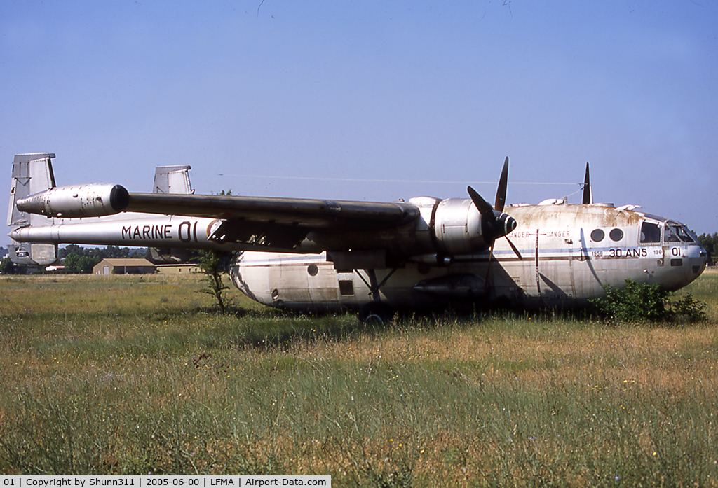 01, 1958 Nord N-2504 Noratlas C/N 01, Only Nord 2504 produced and preserved at LFMA... now broken up