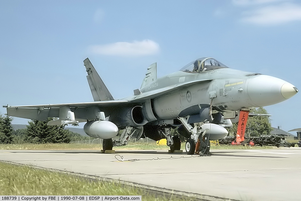 188739, McDonnell Douglas CF-188A Hornet C/N 0284/A229, CF-188A at Fliegerhorst Pferdsfeld