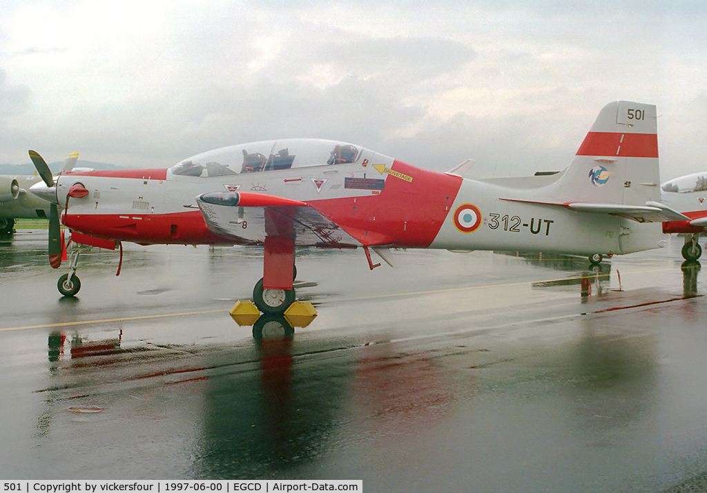 501, Embraer EMB-312F Tucano C/N 312501, French Air Force EMB312F Tucano from GI 312, coded 312-UO (c/n 312501).