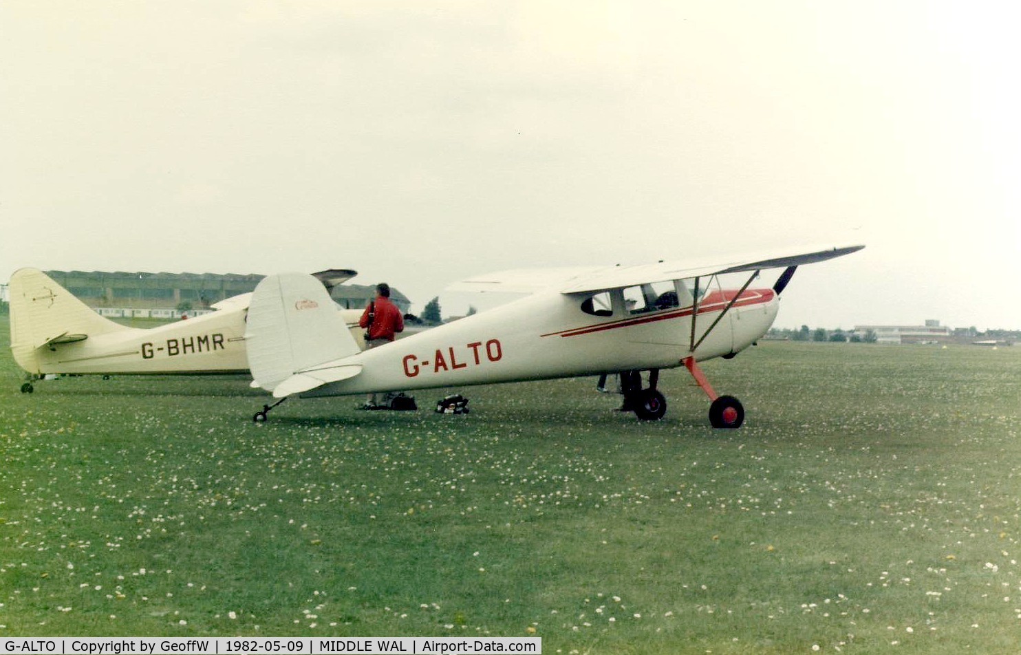 G-ALTO, 1948 Cessna 140 C/N 14253, Cessna 140 Middle Wallop fly-in 1982