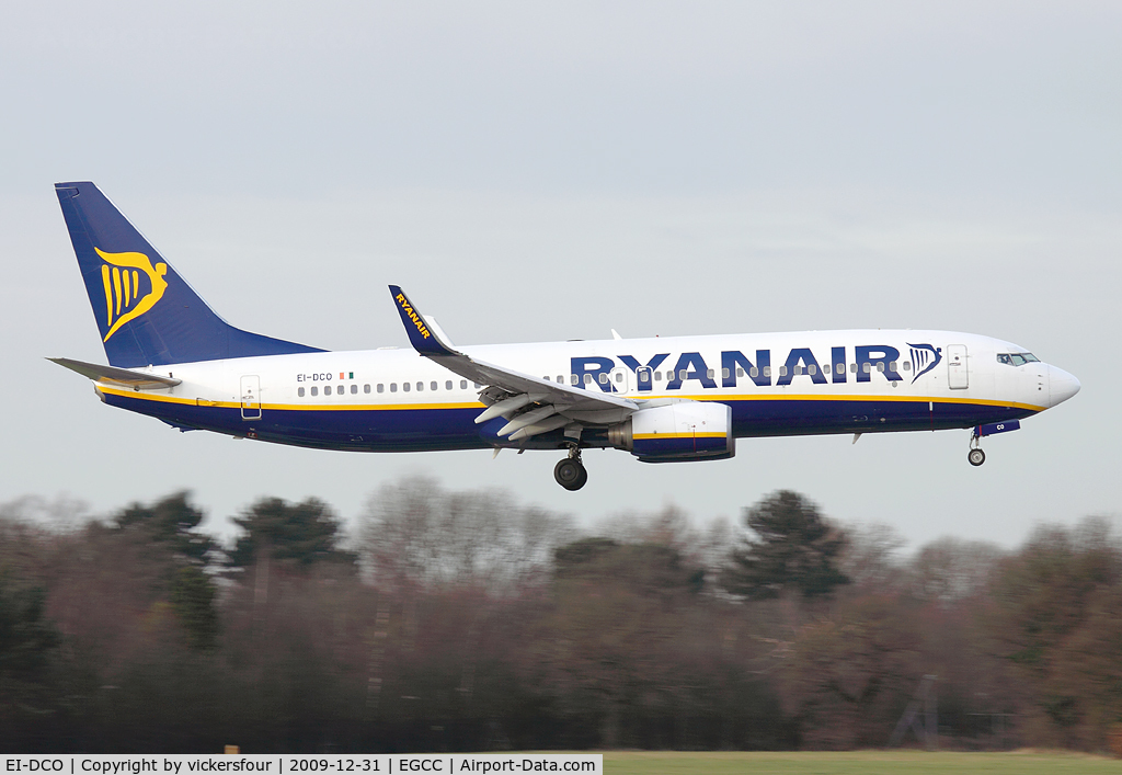 EI-DCO, 2004 Boeing 737-8AS C/N 33809, Ryanair