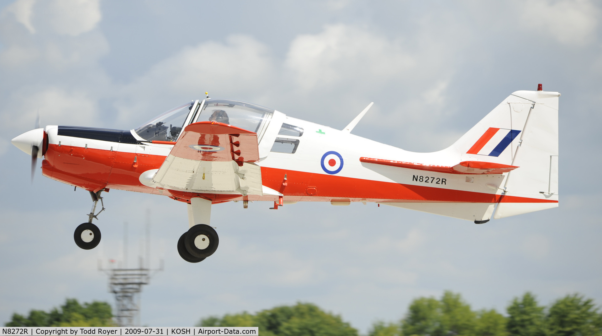 N8272R, 1972 Scottish Aviation Sk.61E Bulldog C/N BH100/164, EAA AIRVENTURE 2009