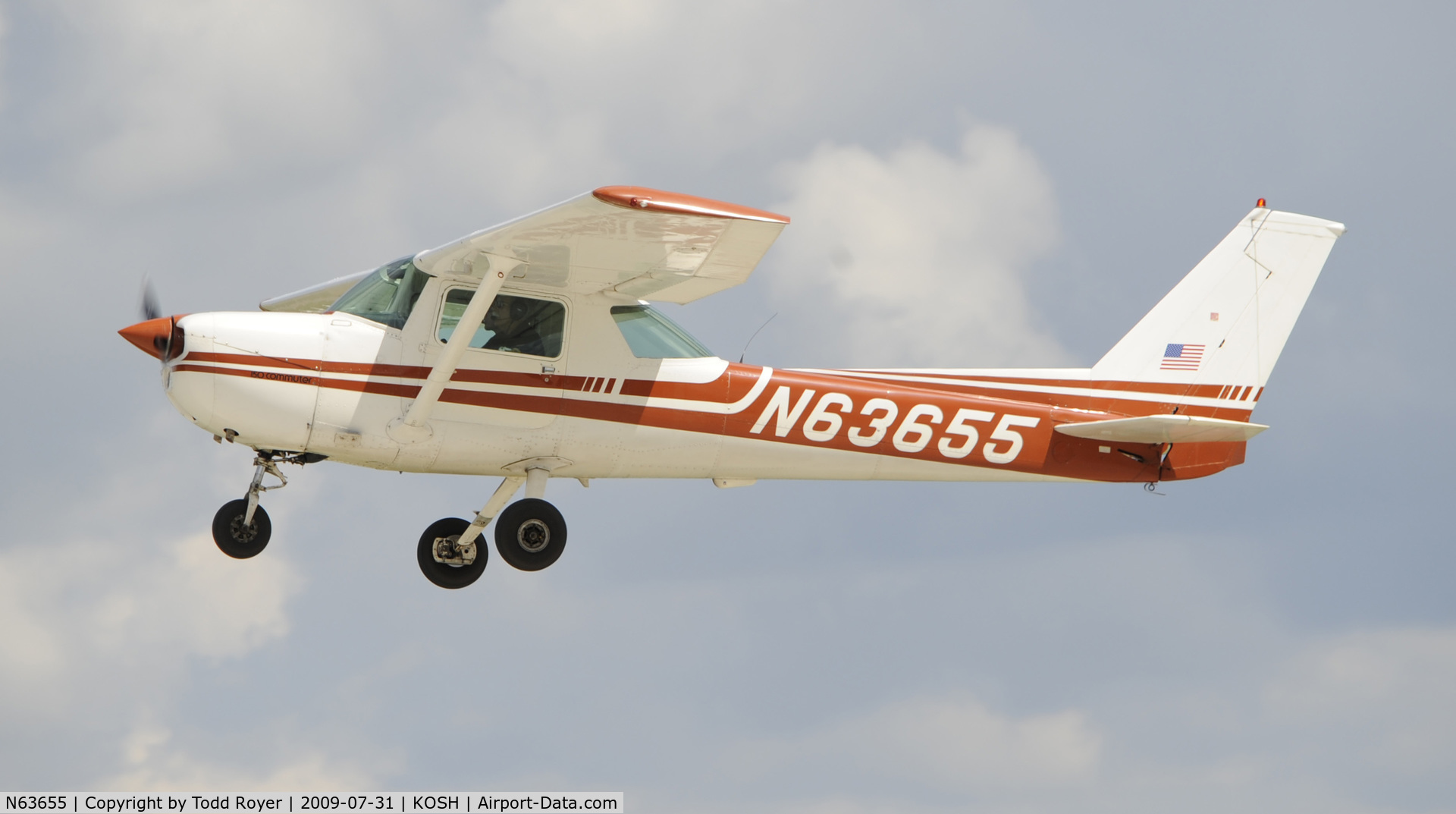 N63655, 1975 Cessna 150M C/N 15077459, EAA AIRVENTURE 2009