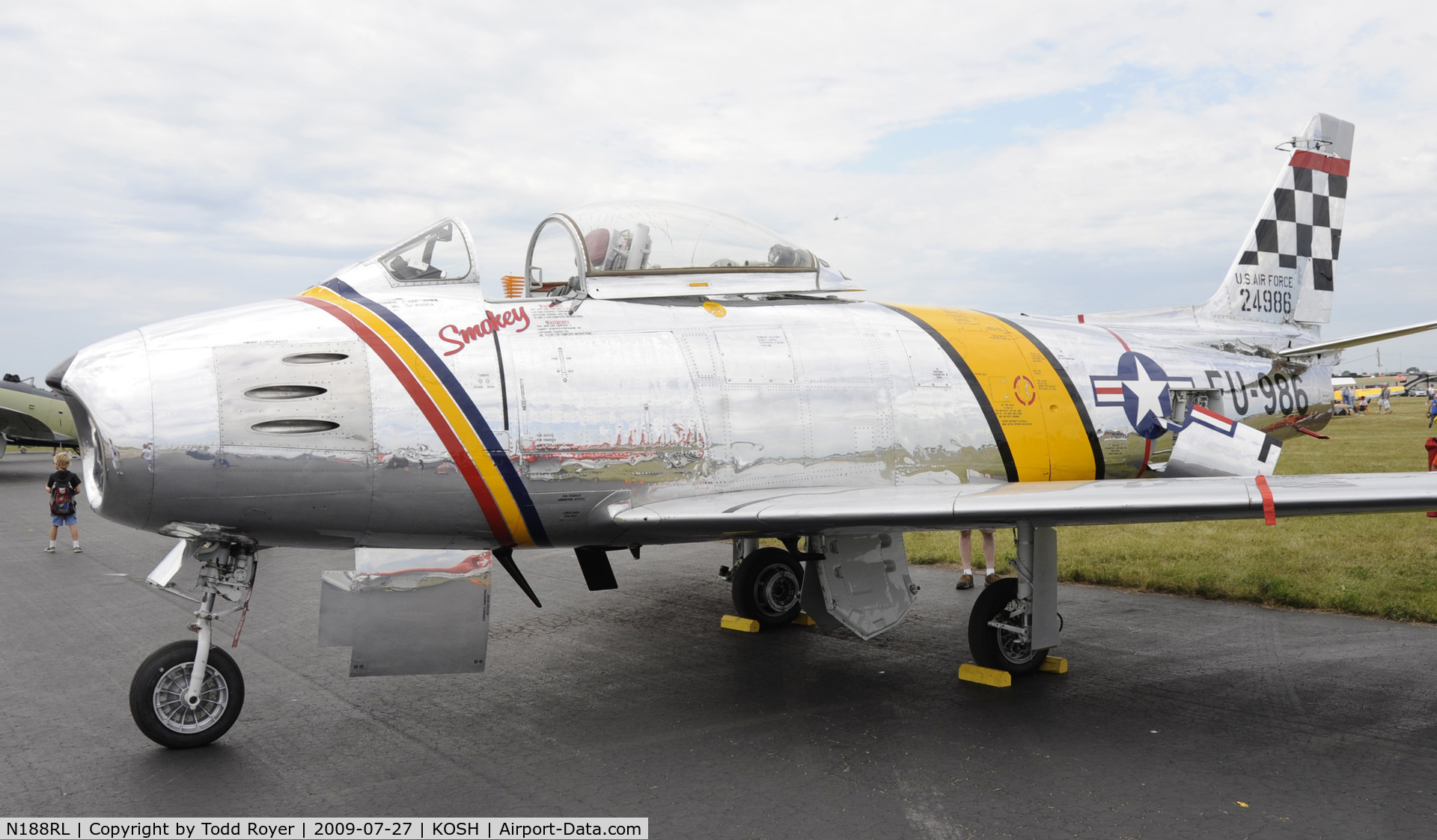 N188RL, 1952 North American F-86F Sabre C/N 191-682, EAA AIRVENTURE 2009