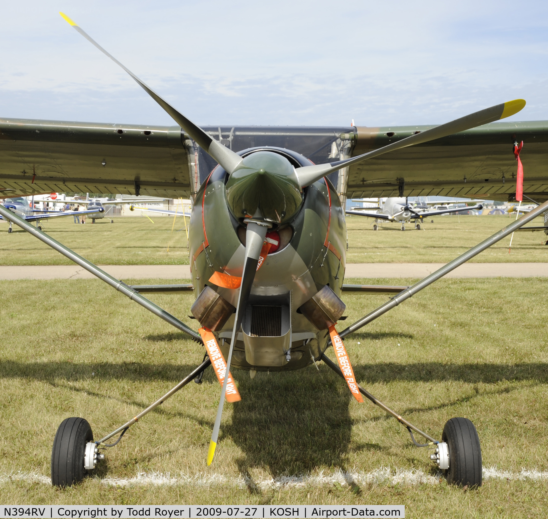 N394RV, SIAI-Marchetti SM-1019 C/N 040, EAA AIRVENTURE 2009