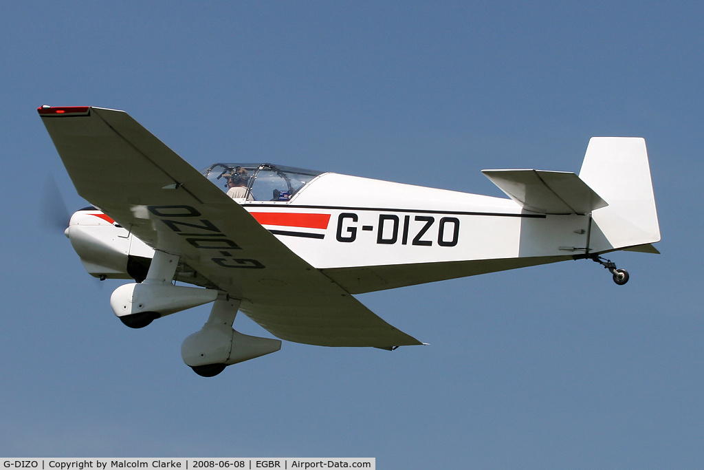 G-DIZO, 1965 Jodel D-120 Paris-Nice C/N 326, Jodel D-120 Paris-Nice at Breighton Airfield, UK in 2008.