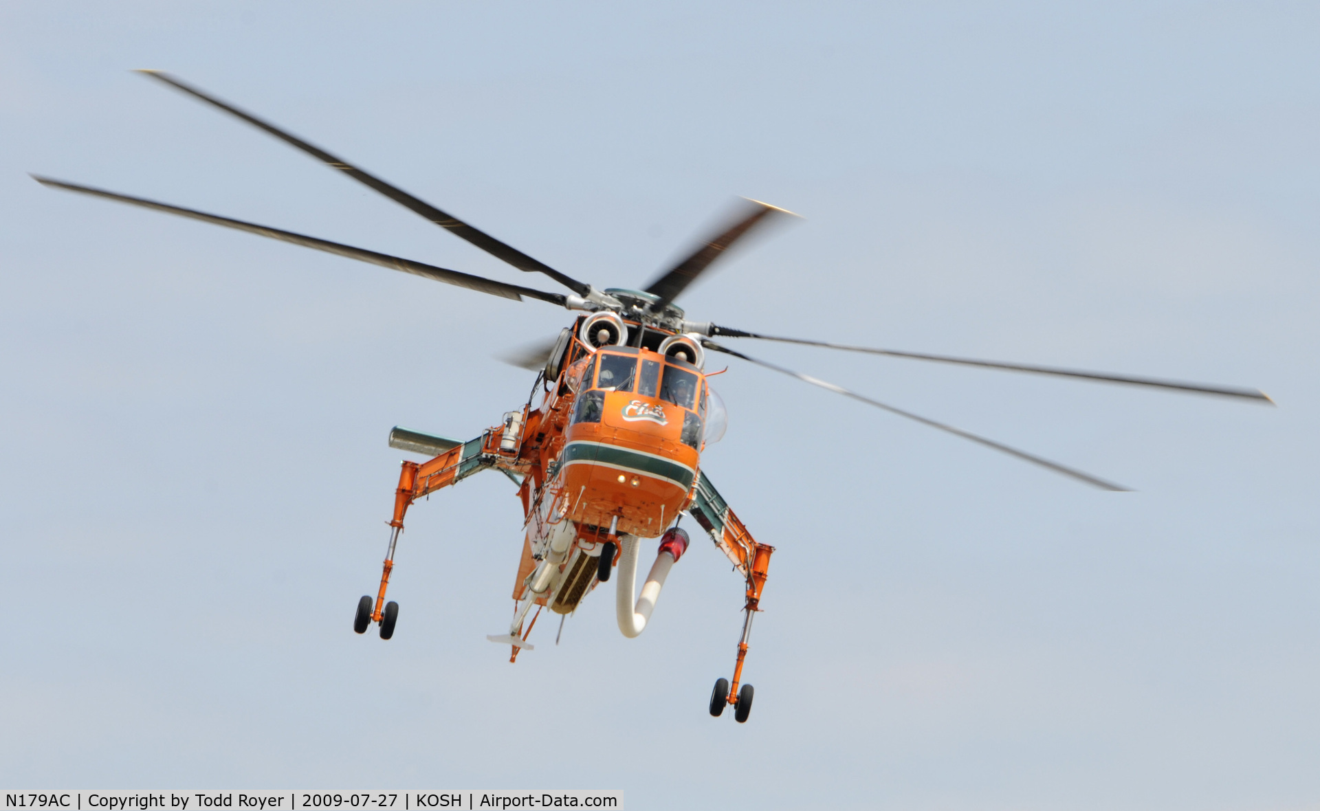 N179AC, 1970 Sikorsky S-64F Skycrane C/N 64091, EAA AIRVENTURE 2009