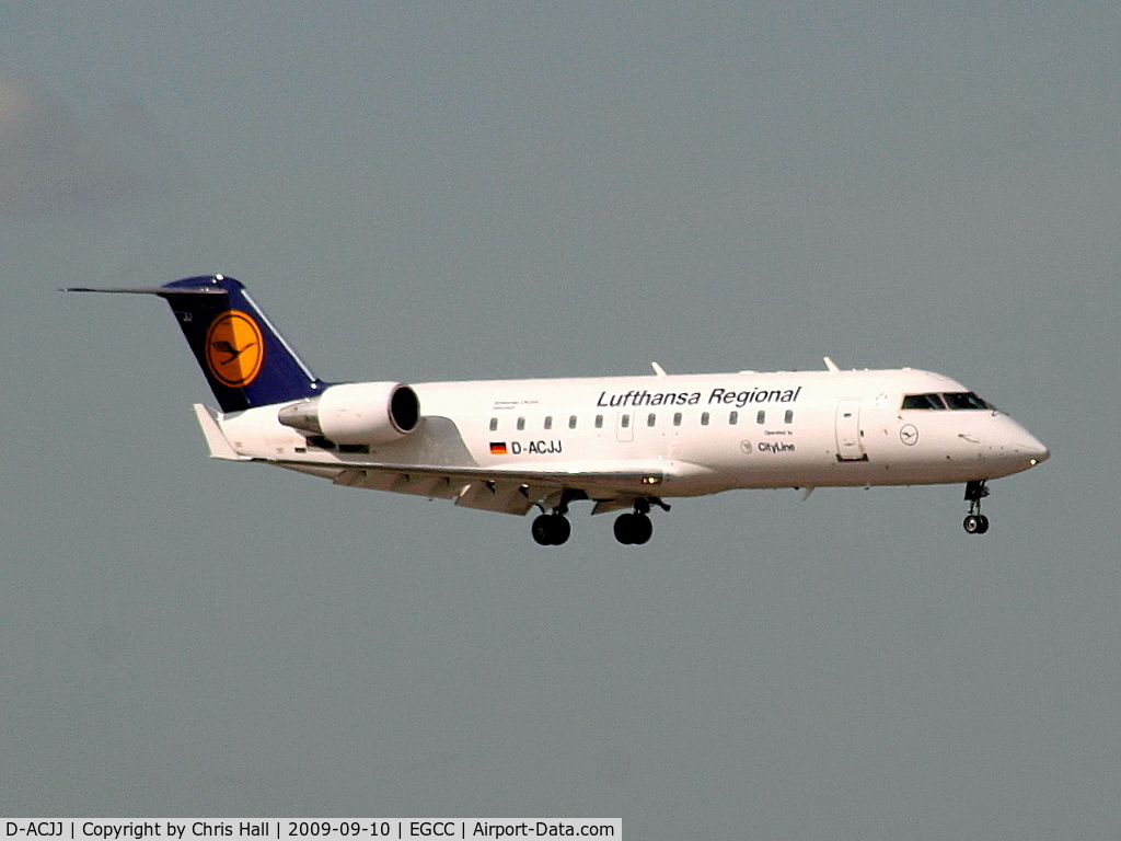 D-ACJJ, 1998 Canadair CRJ-100LR (CL-600-2B19) C/N 7298, Lufthansa Regional operated by CityLine