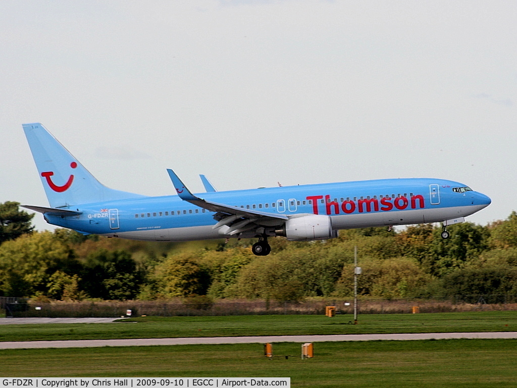 G-FDZR, 2009 Boeing 737-8K5 C/N 35145, Thomson