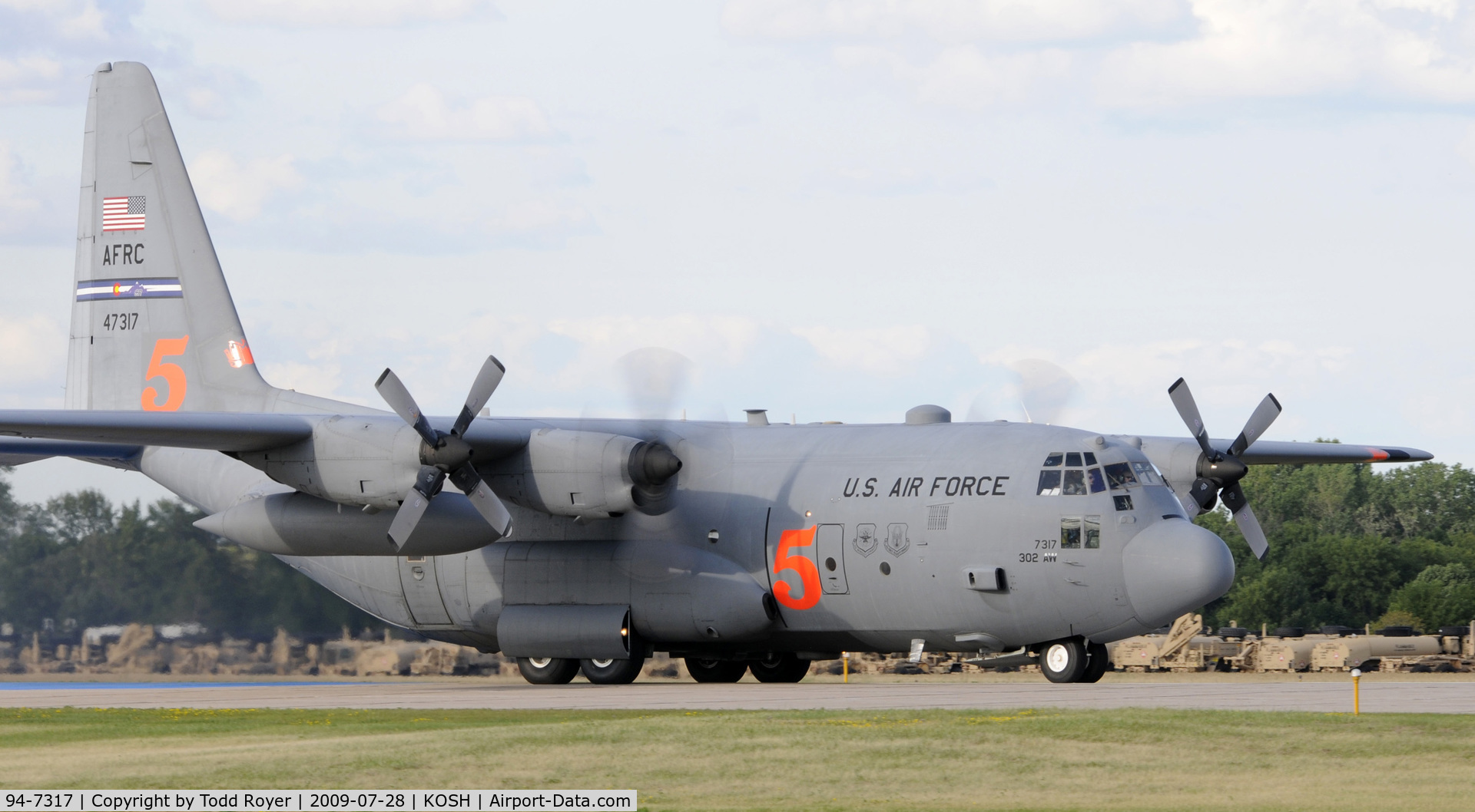 94-7317, 1994 Lockheed C-130H Hercules C/N 382-5391, EAA AIRVENTURE 2009