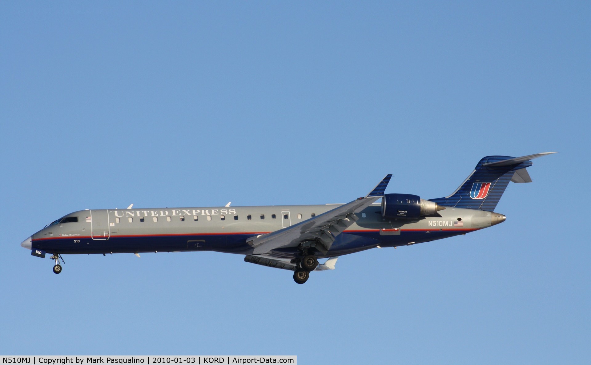 N510MJ, 2003 Bombardier CRJ-700 (CL-600-2C10) Regional Jet C/N 10101, CL-600-2C10